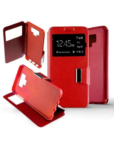 Etui folio en Simili cuir Rouge