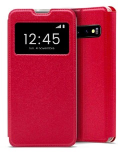 Etui Folio Rouge simili cuir | 1001coques.fr