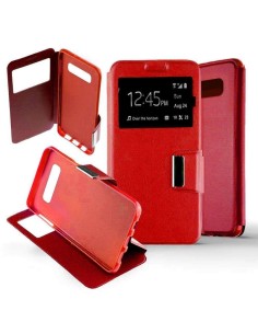 Etui Folio Rouge simili cuir | 1001coques.fr