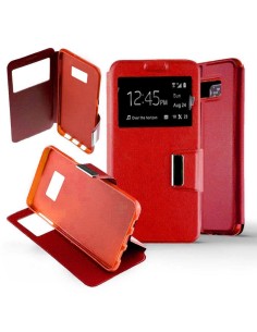 Etui Folio Rouge simili cuir | 1001coques.fr