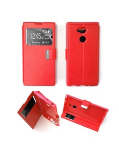 Etui Folio Rouge simili cuir | 1001coques.fr