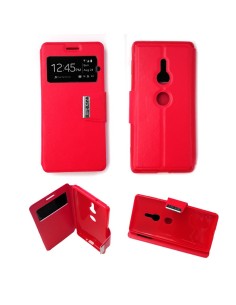 Etui Folio Rouge simili cuir | 1001coques.fr