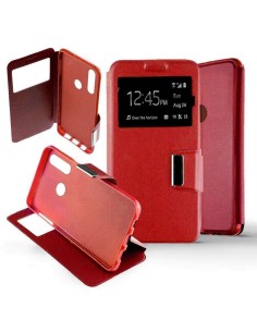 Etui Folio Rouge simili cuir | 1001coques.fr