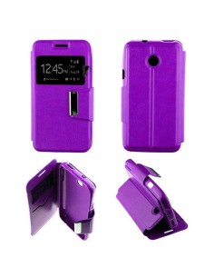 Etui Folio Violet simili cuir | 1001coques.fr