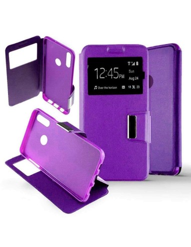 Etui folio en Simili cuir Violet