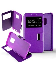 Etui Folio Violet simili cuir | 1001coques.fr