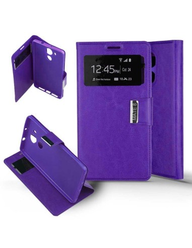 Etui folio en Simili cuir Violet