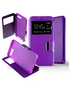 Etui Folio Violet simili cuir | 1001coques.fr