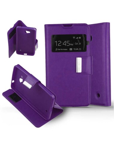 Etui folio en Simili cuir Violet