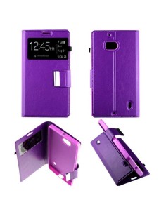 Etui Folio Violet simili cuir | 1001coques.fr