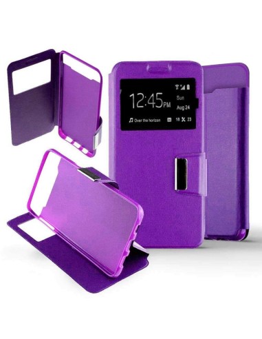 Etui folio en Simili cuir Violet