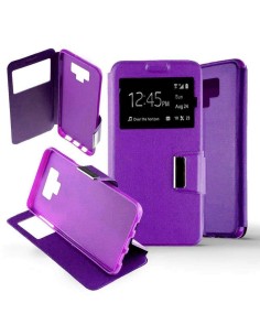 Etui Folio Violet simili cuir | 1001coques.fr