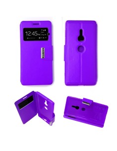 Etui Folio Violet simili cuir | 1001coques.fr