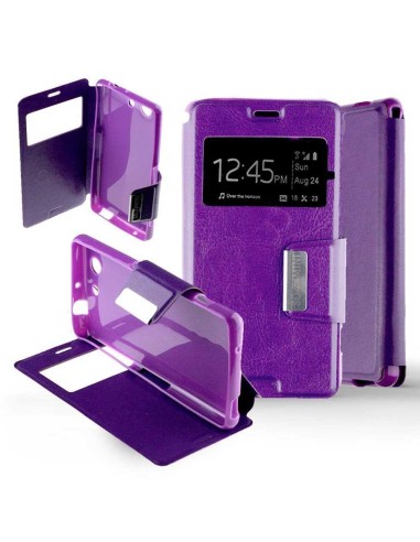 Etui folio en Simili cuir Violet