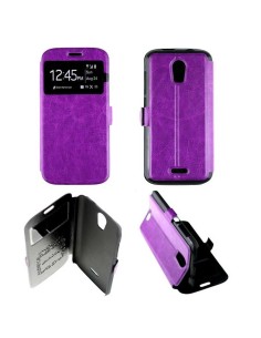 Etui Folio Violet simili cuir | 1001coques.fr