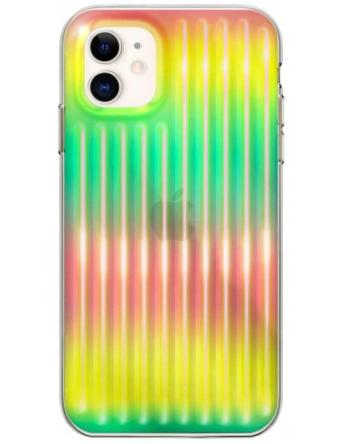 Coque rigide holographique Arc en ciel