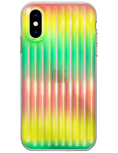 Coque rigide holographique Arc en ciel