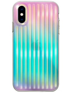 Coque Holographique - Ciel Rosé