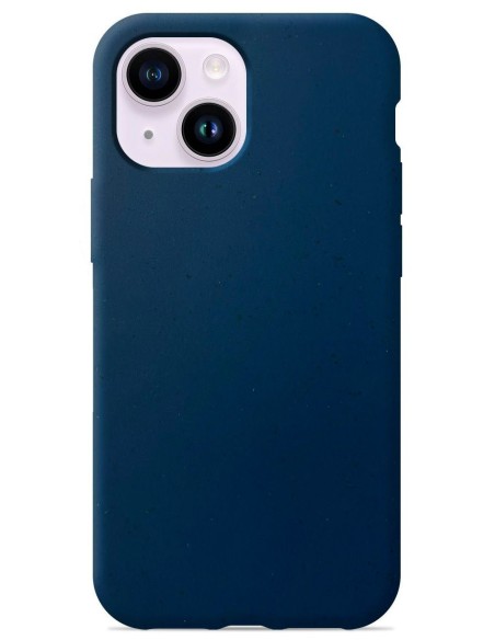 Coque en silicone Bio-dégradable Bleu Nuit pour Apple iPhone 14