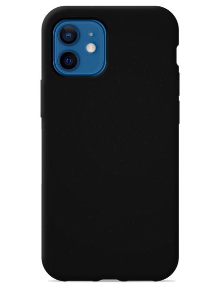 Coque en silicone Bio-dégradable Noir pour Apple iPhone 12