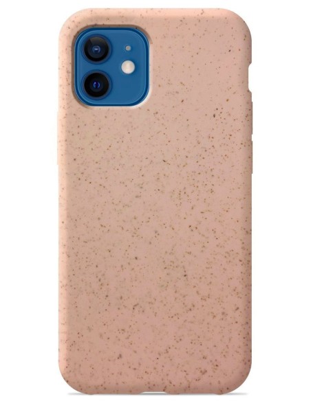 Coque en silicone Bio-dégradable Rose pour Apple iPhone 12