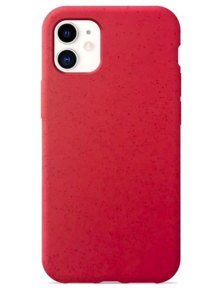 Coque en silicone Bio-dégradable Rouge pour Apple iPhone 11