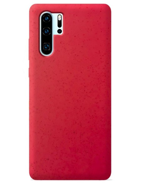 Coque en silicone Bio-dégradable Rouge pour Huawei P30 Pro