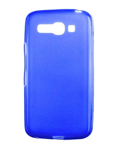 Coque en silicone Givré Bleu pour Alcatel One Touch Pop C9