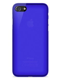 Coque en Silicone Gel givré Bleu Translucide | 1001coques.fr