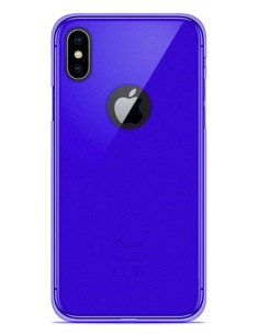 Coque en silicone gel givré Bleu Translucide | 1001coques.fr