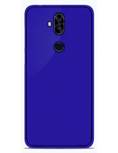 Coque en silicone Givré Bleu