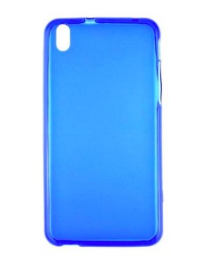 Coque en silicone gel givré Bleu Translucide | 1001coques.fr