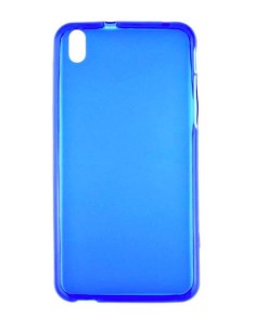 Coque en Silicone Gel givré Bleu Translucide | 1001coques.fr