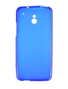 Coque en silicone gel givré Bleu Translucide | 1001coques.fr