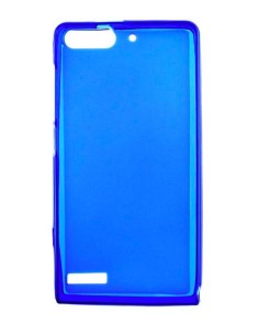 Coque en silicone gel givré Bleu Translucide | 1001coques.fr