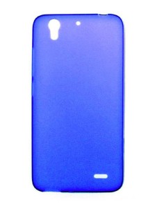 Coque en silicone gel givré Bleu Translucide | 1001coques.fr