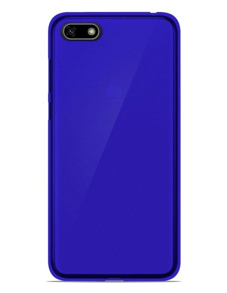 Coque en silicone Givré Bleu pour Huawei Honor 7S