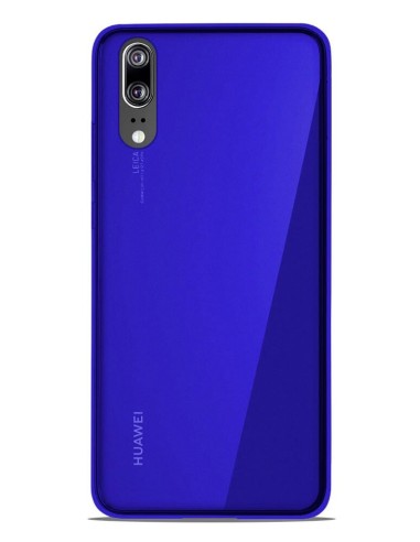 Coque en silicone Givré Bleu