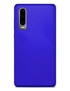 Coque en Silicone Gel givré Bleu Translucide | 1001coques.fr