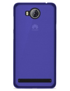Coque en silicone gel givré Bleu Translucide | 1001coques.fr