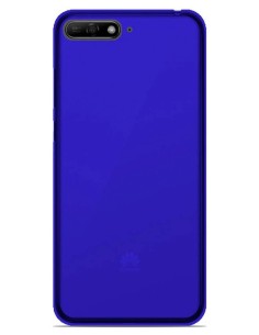 Coque en silicone gel givré Bleu Translucide | 1001coques.fr