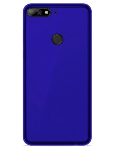 Coque en silicone gel givré Bleu Translucide | 1001coques.fr