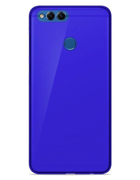 Coque en silicone Givré Bleu pour Huawei Y9 2018