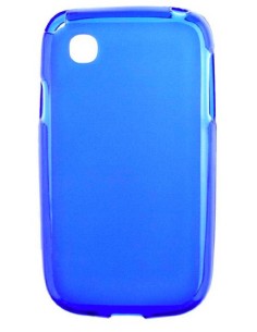 Coque en silicone gel givré Bleu Translucide | 1001coques.fr