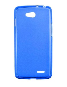 Coque en silicone gel givré Bleu Translucide | 1001coques.fr