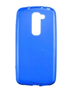 Coque en silicone gel givré Bleu Translucide | 1001coques.fr