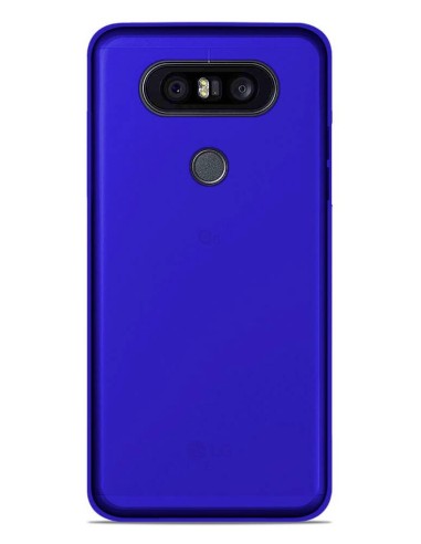 Coque en silicone Givré Bleu