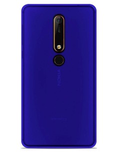 Coque en Silicone Gel givré Bleu Translucide | 1001coques.fr