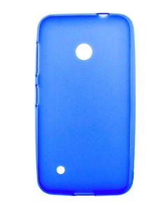 Coque en silicone gel givré Bleu Translucide | 1001coques.fr