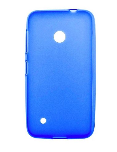 Coque en silicone Givré Bleu